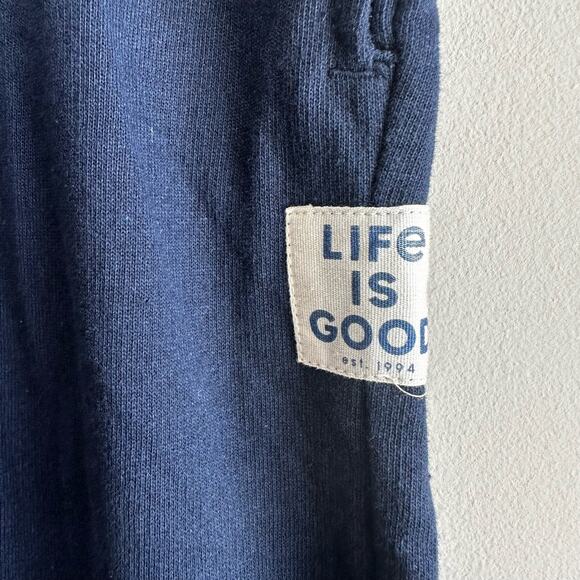 Life is Good Sleepwear Blue Joggers Sweatpants L - Picture 2 of 8